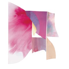 【コラージュ原画:龍山千里】紅 / Crimson(額装)